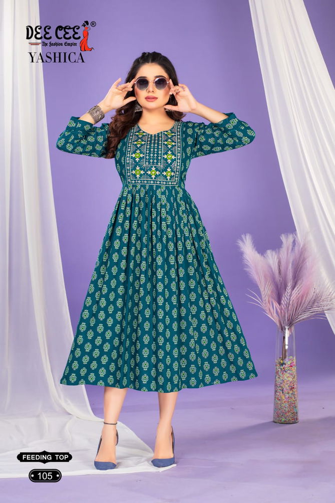 Yashica By Deecee Rayon Printed Kurtis Wholesale Shop In Surat